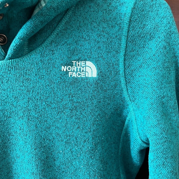 The North Face Women’s Crescent Sunset Hoodie Sz M Green Blue Teal - Picture 10 of 15